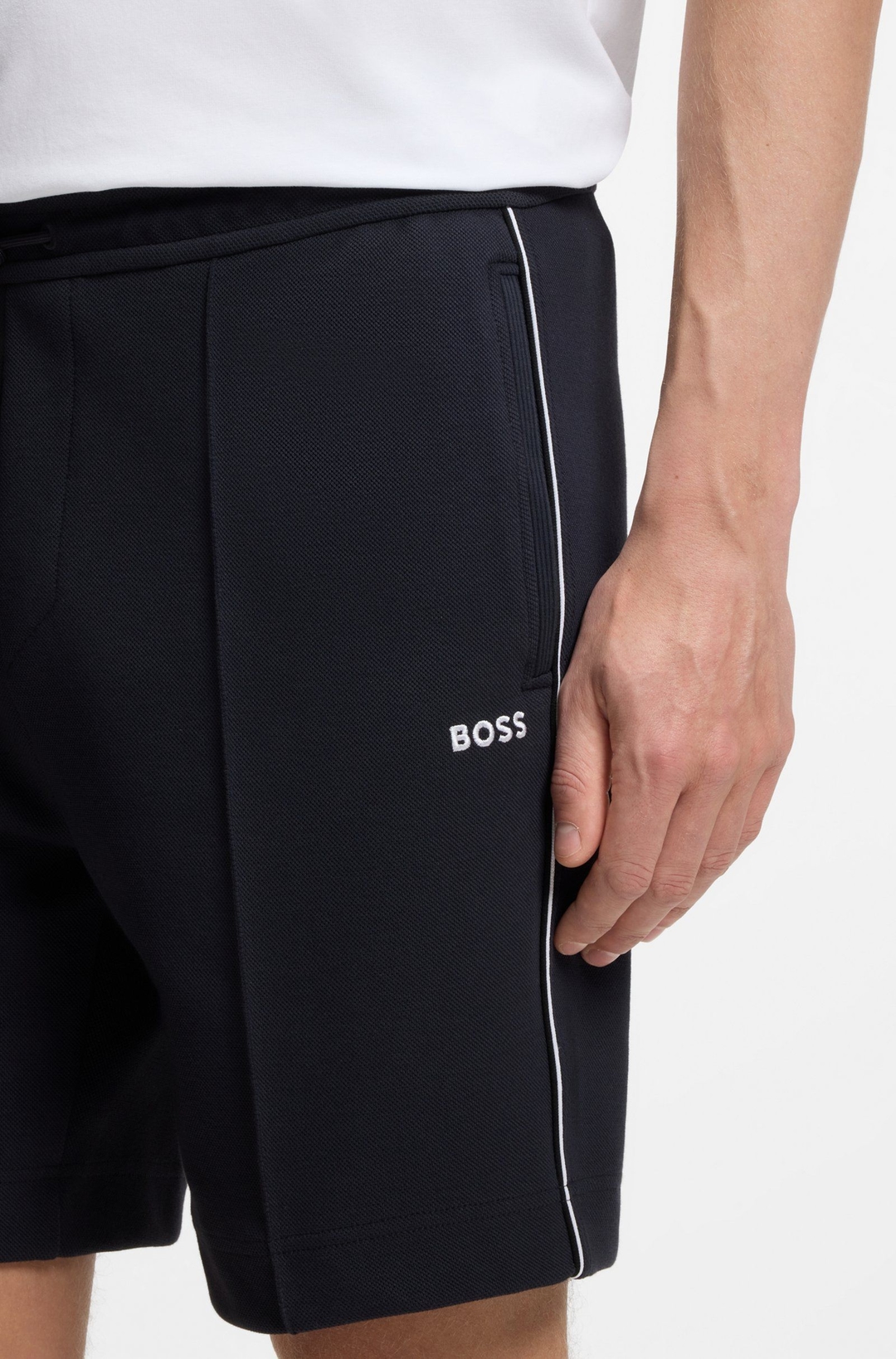Мужские трикотажные шорты BOSS Green | Фото 3