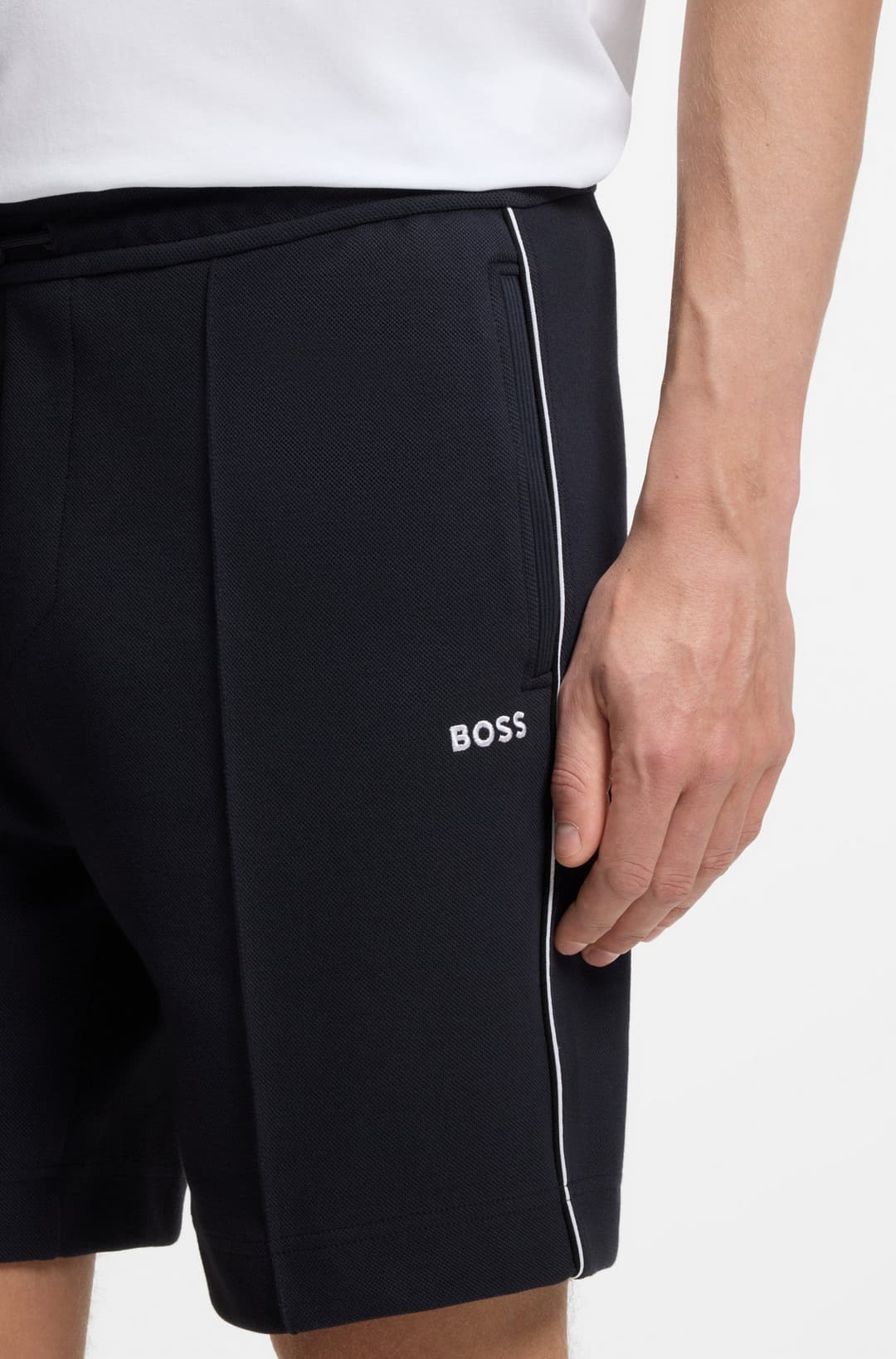 Мужские трикотажные шорты BOSS Green | Фото 3
