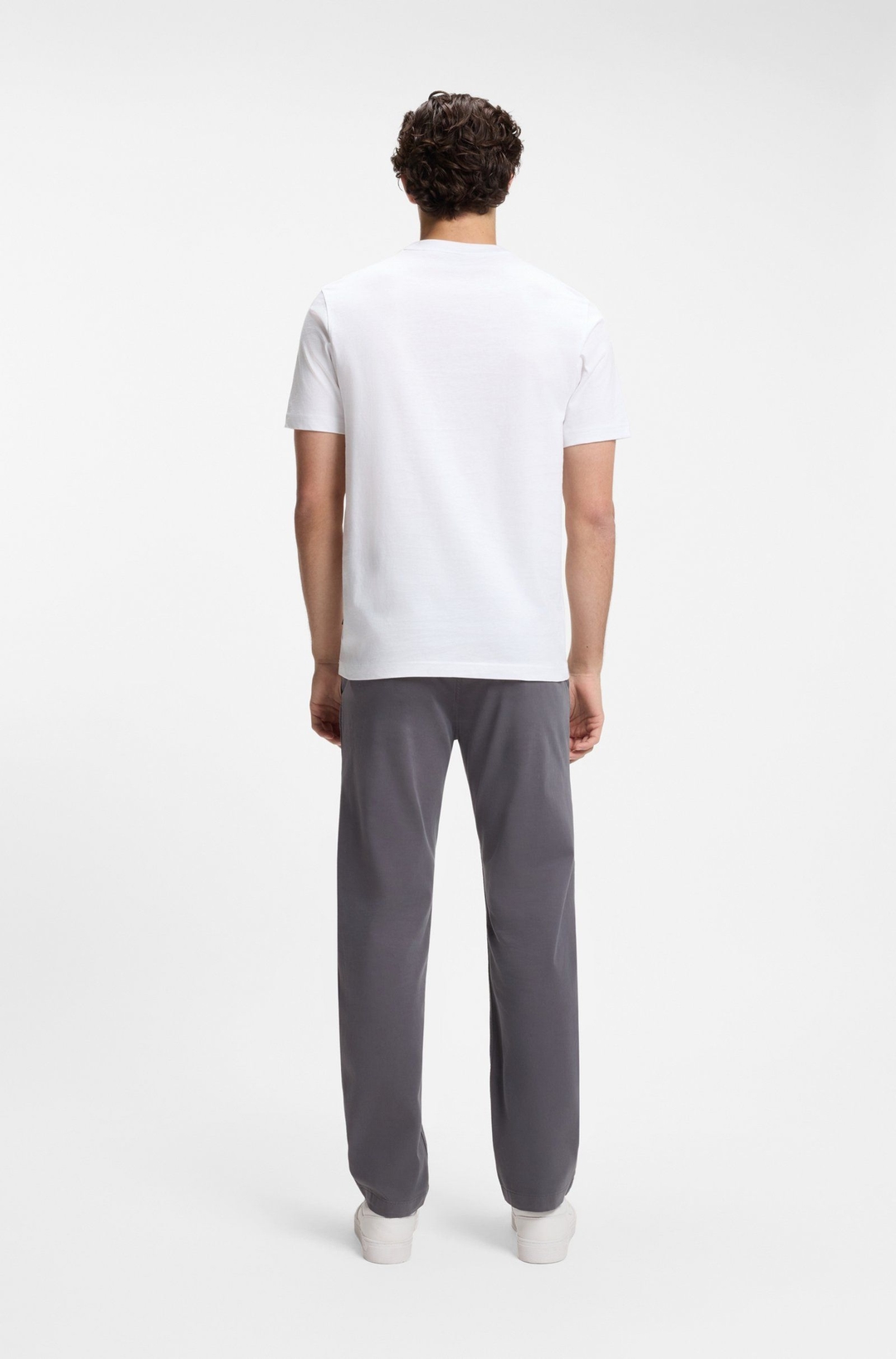 Мужская хлопковая футболка с фото-принтом BOSS Orange | Фото 4