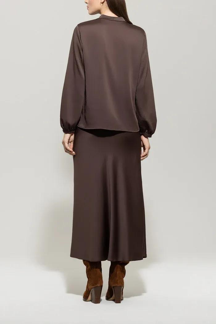 Атласная юбка из сатина Luisa Cerano | Фото 4