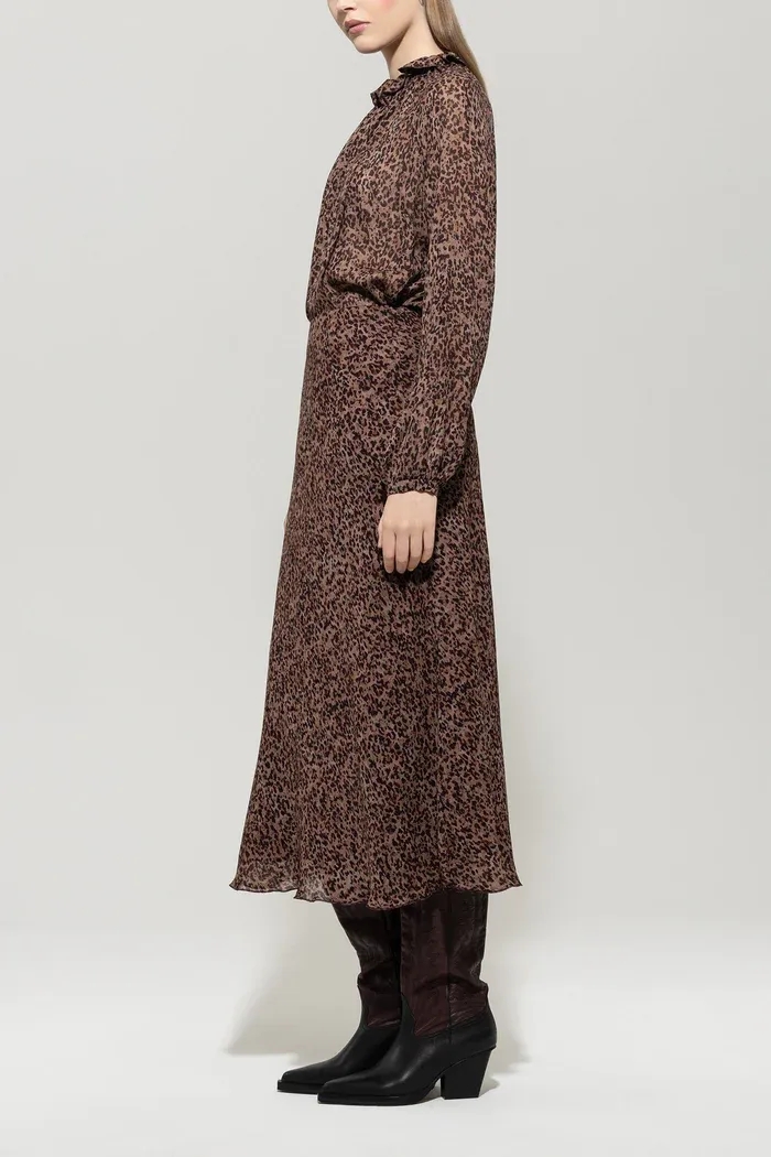 Юбка-миди с анималистичным принтом Luisa Cerano | Фото 3