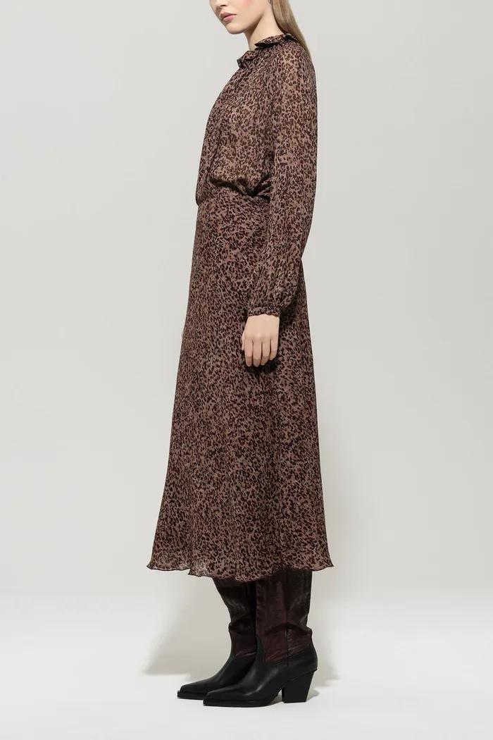 Юбка-миди с анималистичным принтом Luisa Cerano | Фото 3