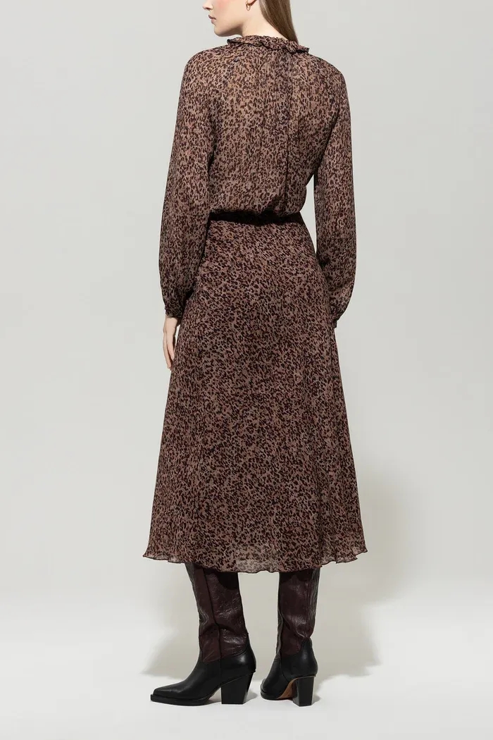 Юбка-миди с анималистичным принтом Luisa Cerano | Фото 4