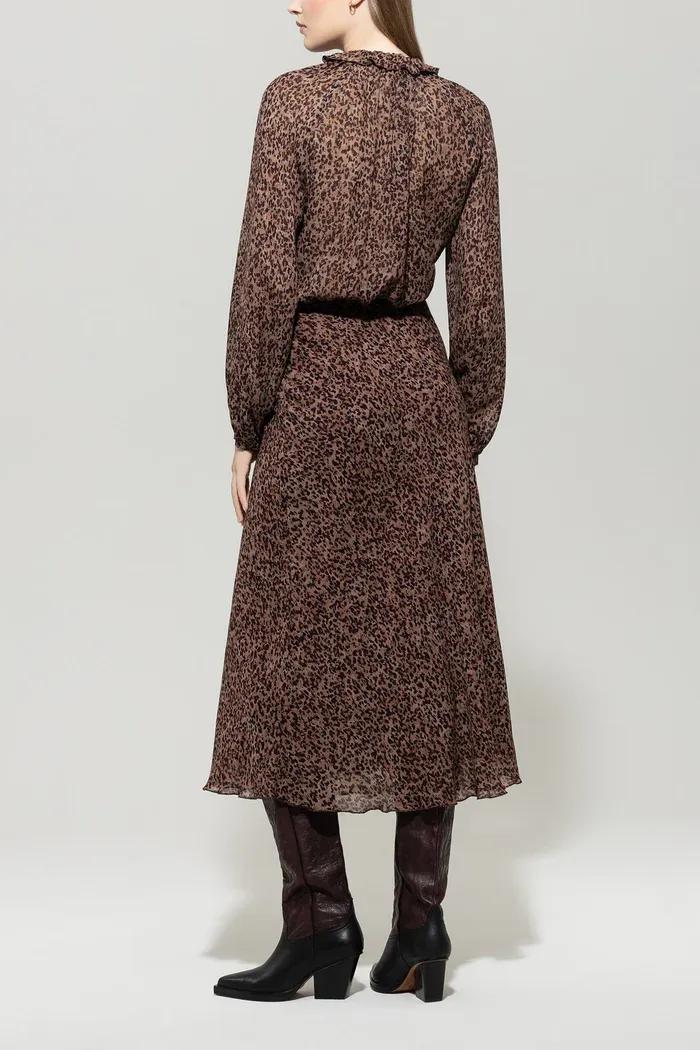 Юбка-миди с анималистичным принтом Luisa Cerano | Фото 4