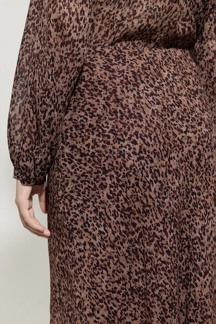 Юбка-миди с анималистичным принтом Luisa Cerano | Фото 5