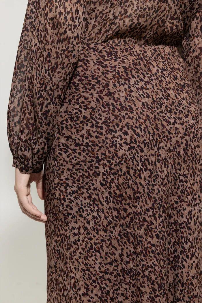 Юбка-миди с анималистичным принтом Luisa Cerano | Фото 5