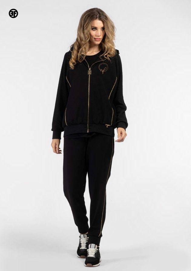 Женские брюки из трикотажа Elisa Fanti | Фото 2