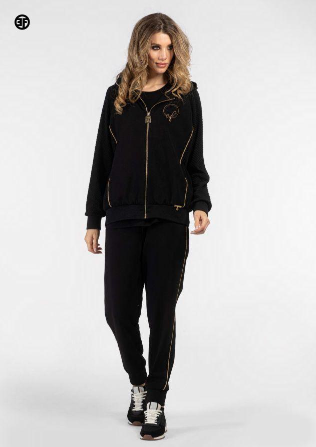 Женские брюки из трикотажа Elisa Fanti | Фото 2