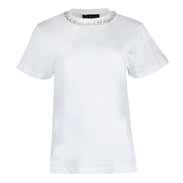 Женская футболка с кристаллами KAOS