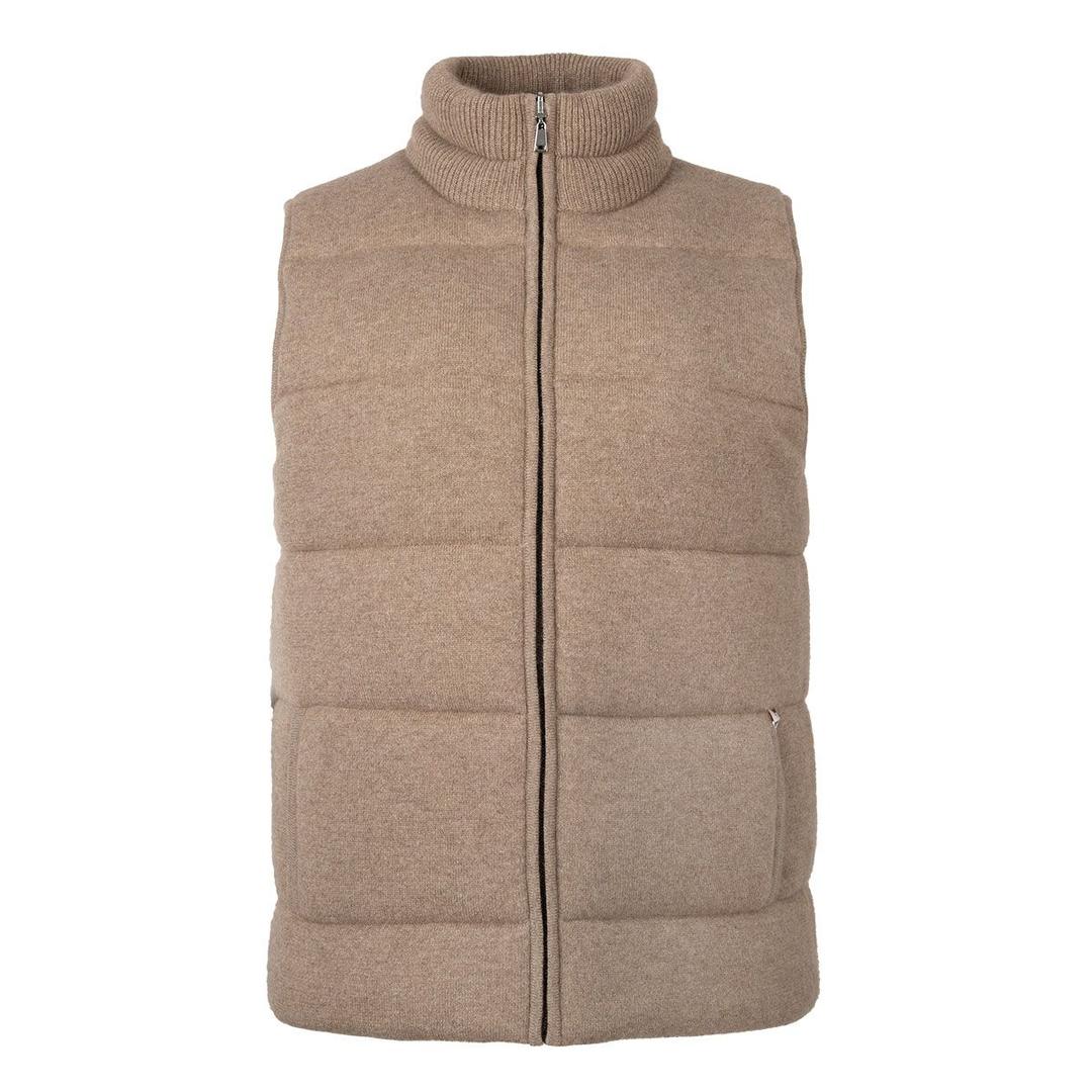 Женский стёганый жилет из кашемира MIR CASHMERE | Фото 1