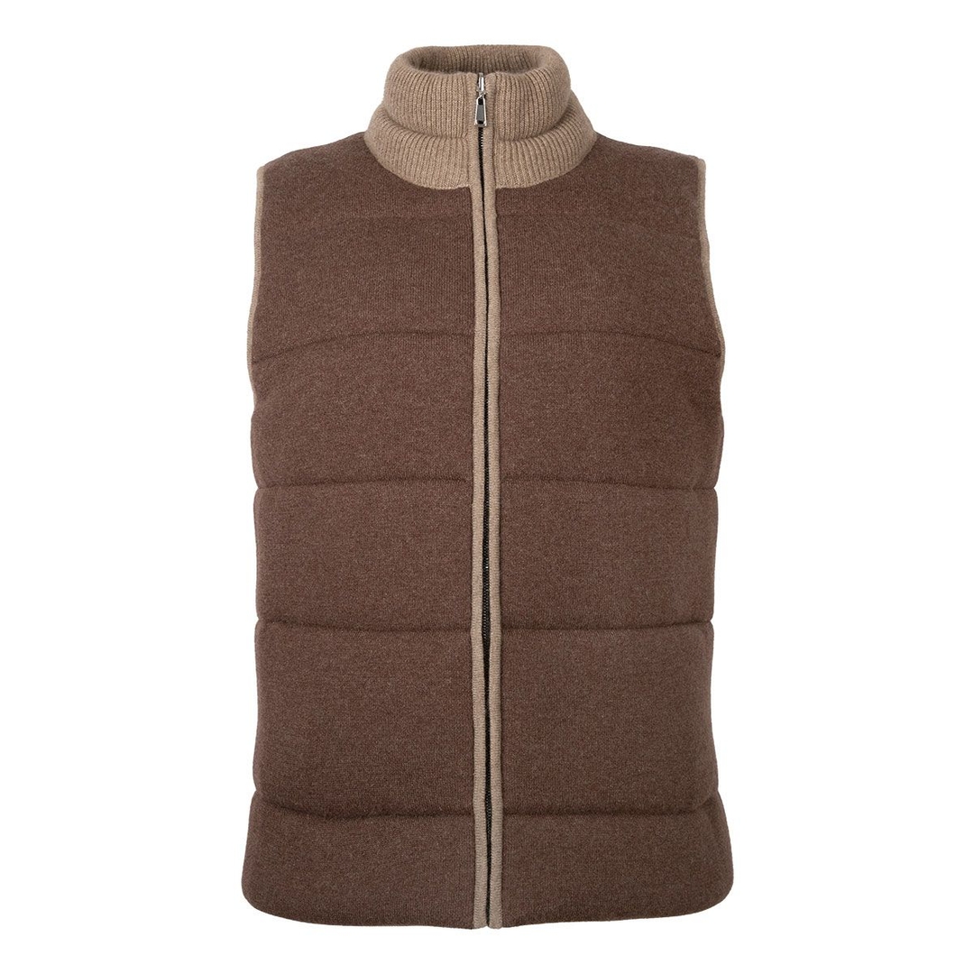 Женский стёганый жилет из кашемира MIR CASHMERE | Фото 2