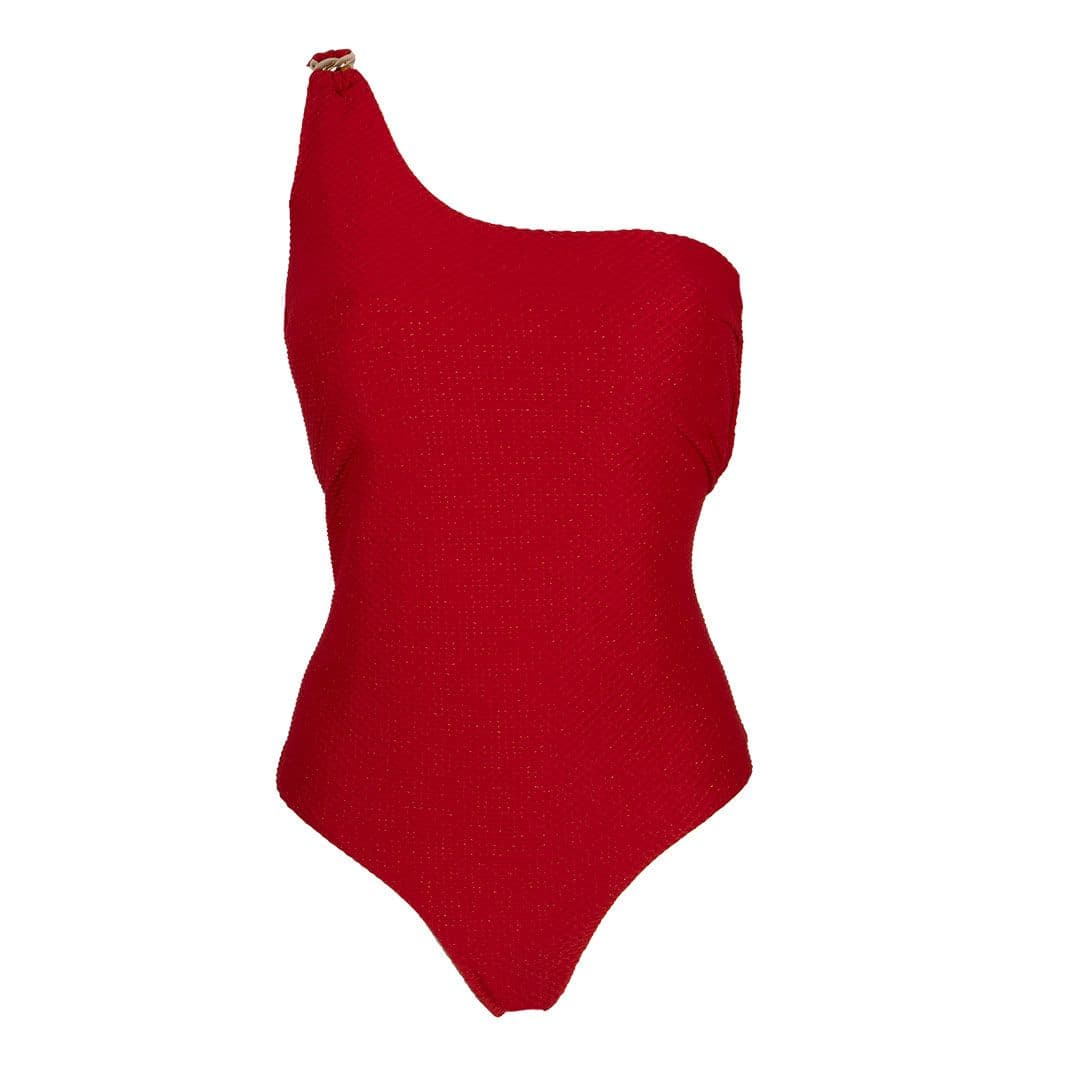 Слитный купальник на одно плечо Sea Level | Фото 1