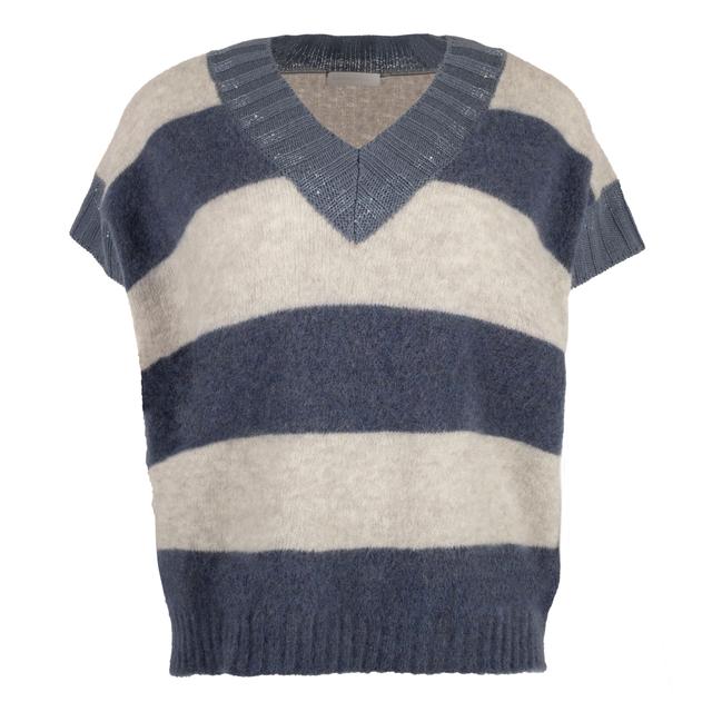 Женский жилет из мохера и шерсти Biancalancia