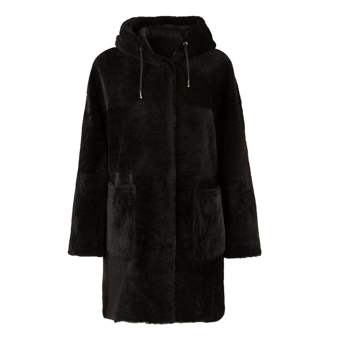 Женская двухстороння дубленка с капюшоном WERNER CHRIST | Фото 2