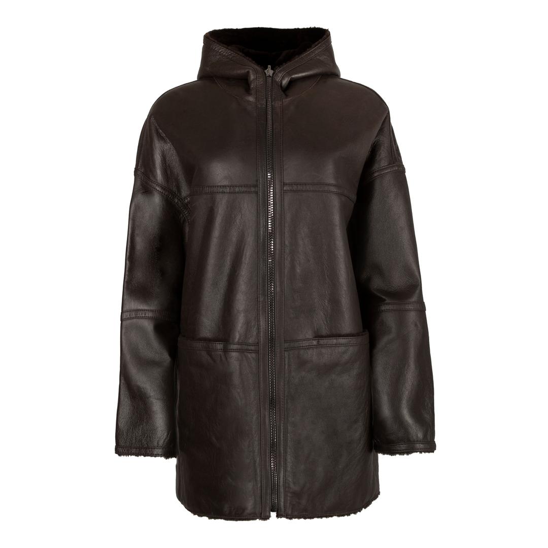 Женская двухстороння дубленка на молнии WERNER CHRIST | Фото 1