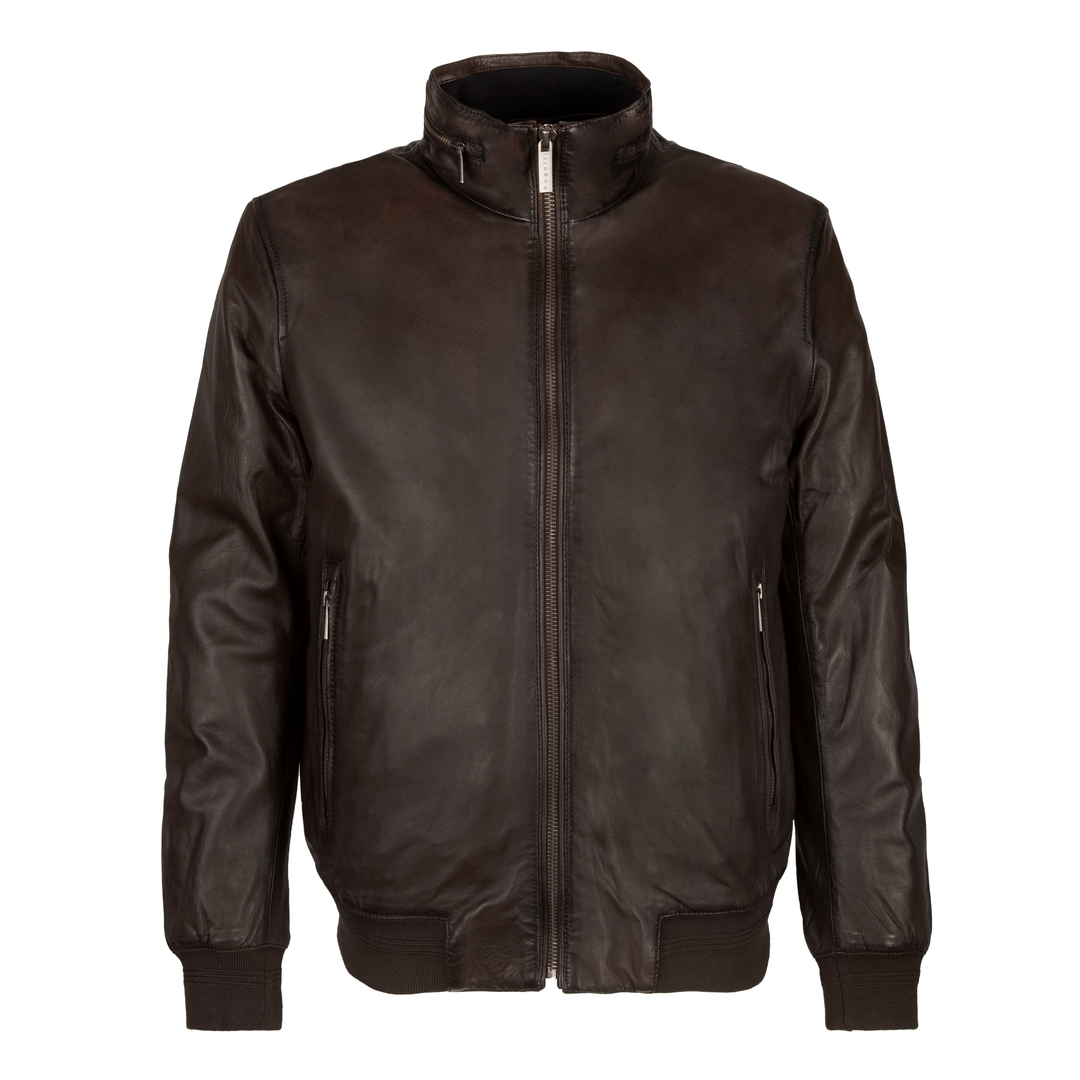 Мужская кожаная куртка Bugatti | Фото 1