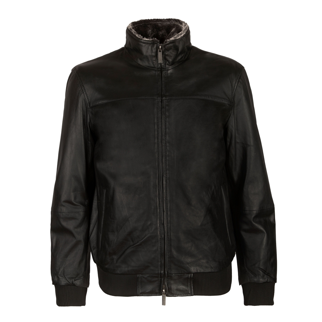 Мужская кожаная куртка Bugatti | Фото 1