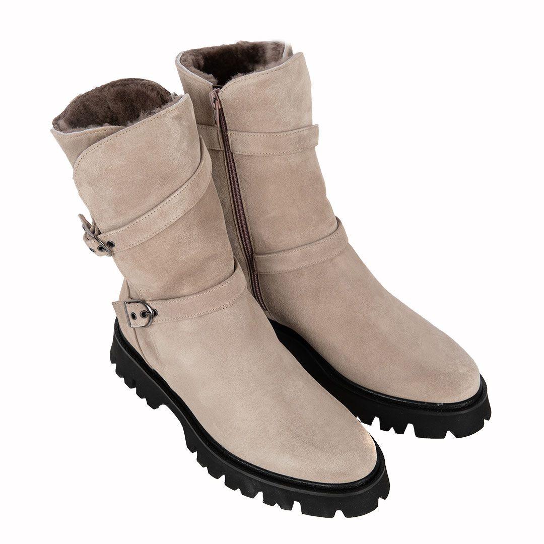 Женские замшевые сапоги на меху Brunate | Фото 2