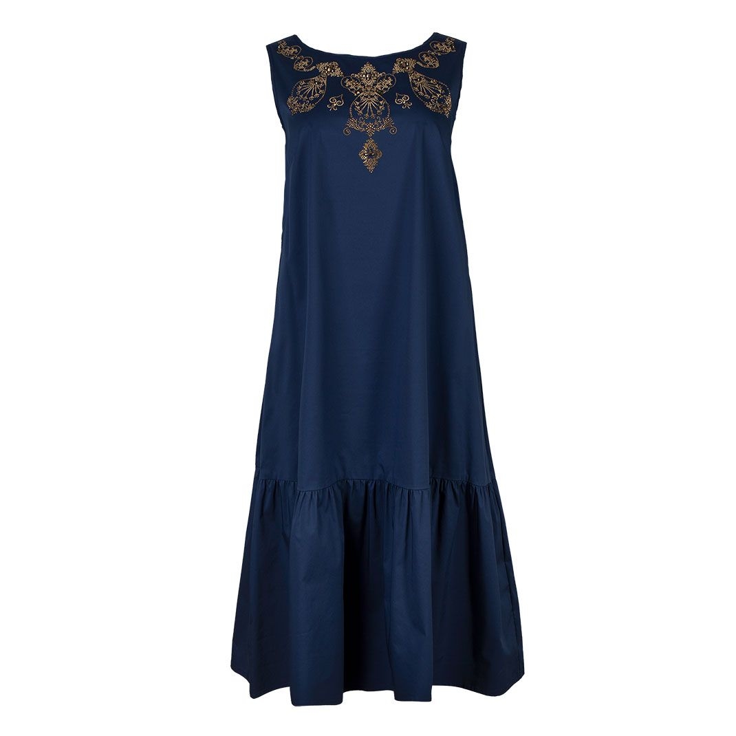 Платье из хлопка Piero Moretti | Фото 1