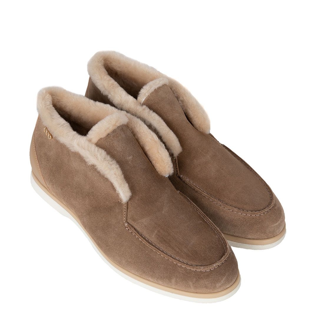 Женские замшевые ботинки на меху Marino Fabiani | Фото 2