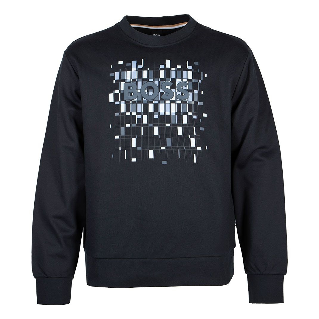 Мужской хлопковый свитшот BOSS Black | Фото 1