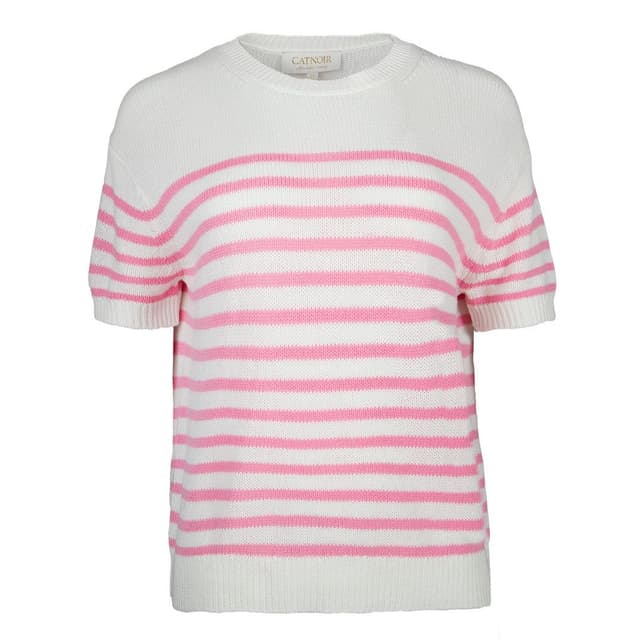 Женский джемпер с коротким рукавом CAT NOIR