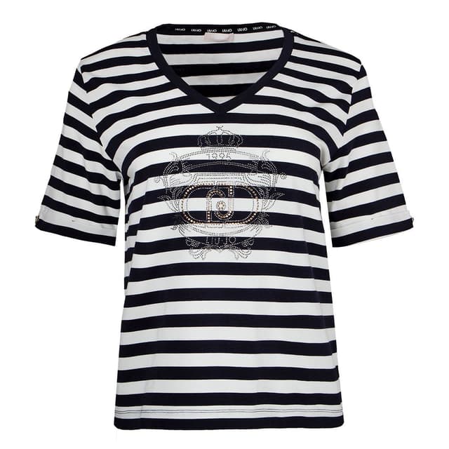 Женская футболка в полоску Liu Jo