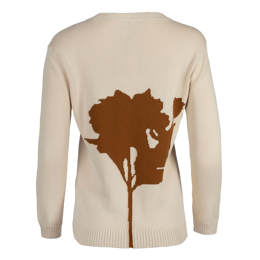 Женский джемпер с принтом на спине Max Mara Leisure | Фото 2