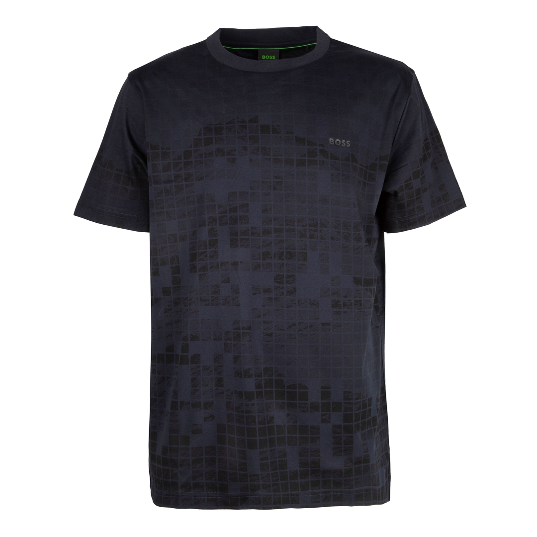 Мужская футболка с геометричным принтом BOSS Green | Фото 1