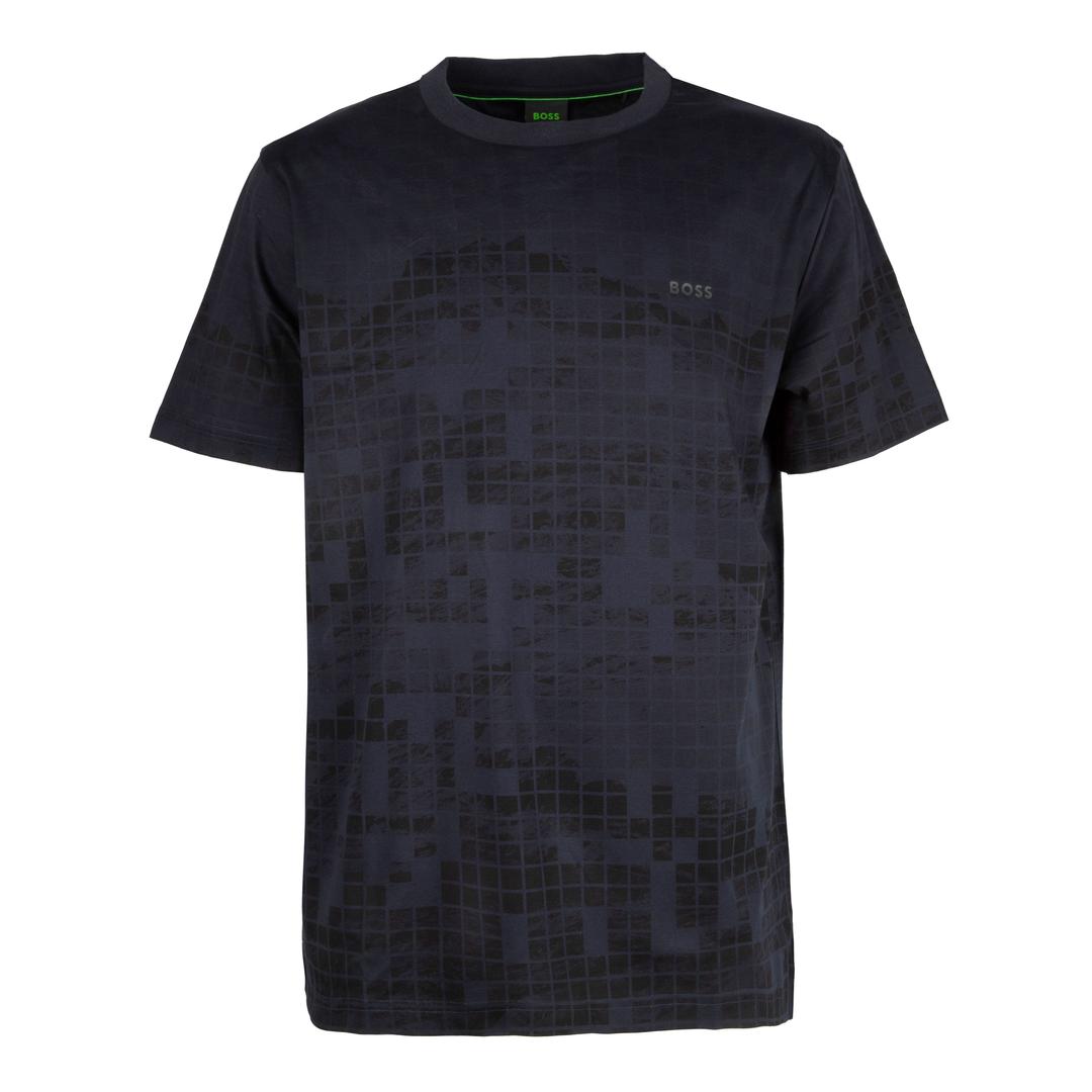 Мужская футболка с геометричным принтом BOSS Green | Фото 1