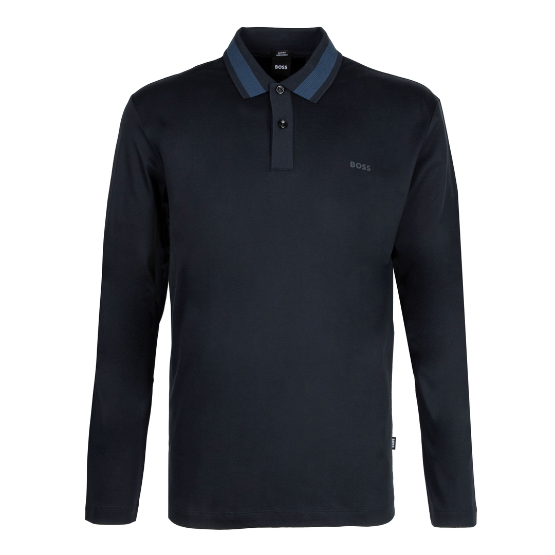 Мужское поло из мерсеризованного хлопка BOSS Black | Фото 1