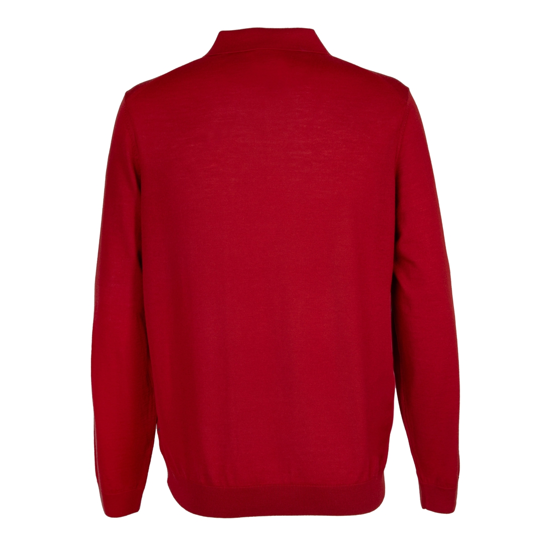 Мужской классический джемпер с воротником поло BOSS Black | Фото 2