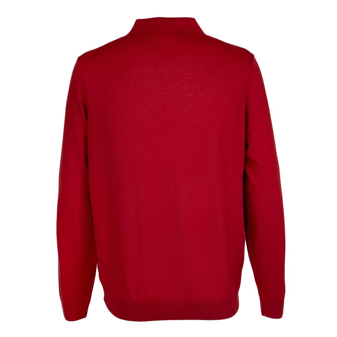 Мужской классический джемпер с воротником поло BOSS Black | Фото 2