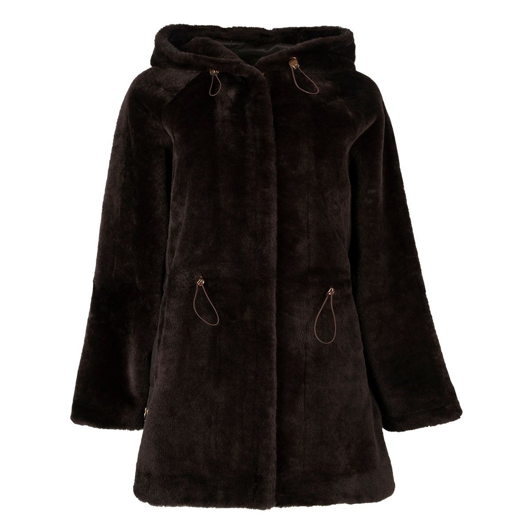 Женская дублёнка с капюшоном Caterina Leman | Фото 1