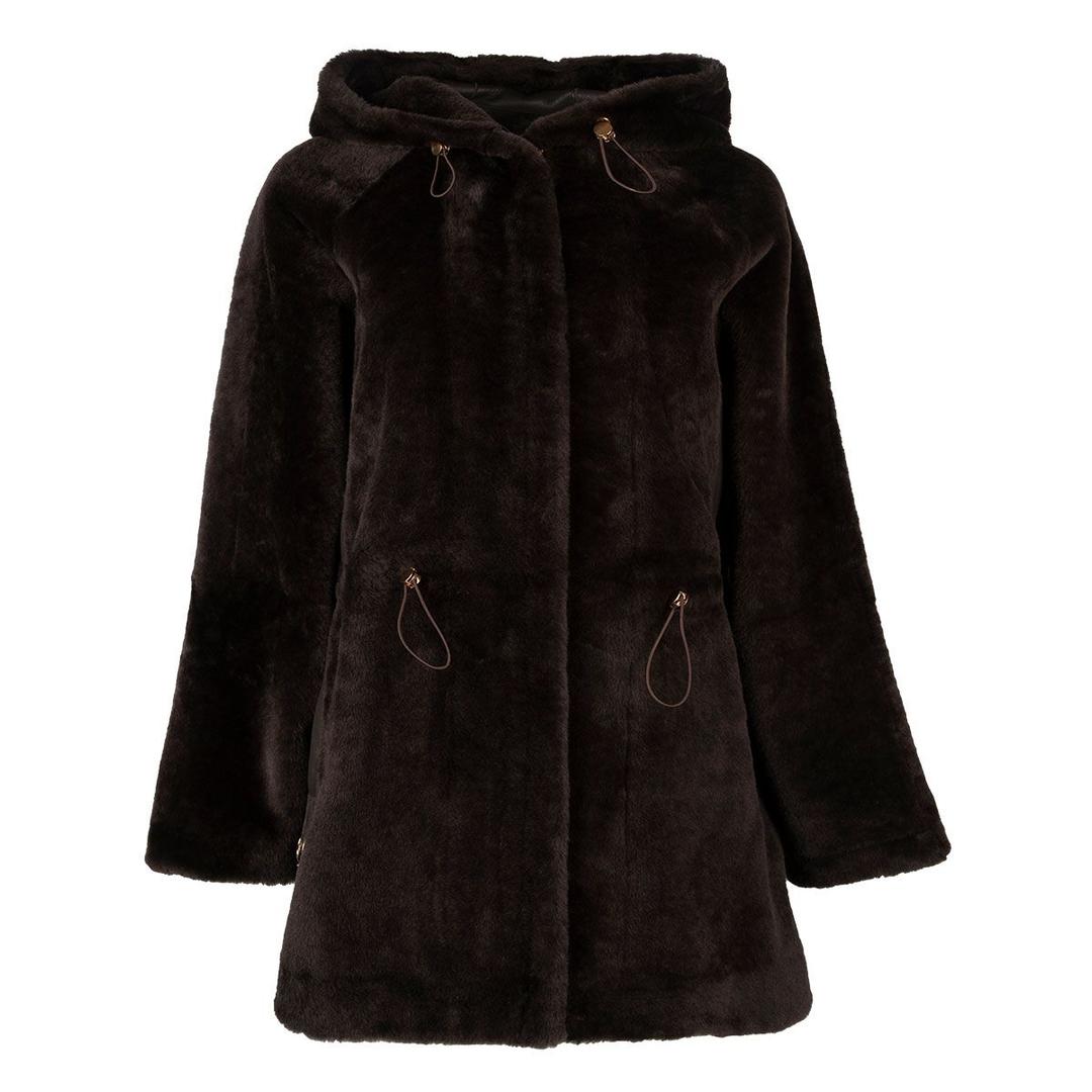 Женская дублёнка с капюшоном Caterina Leman | Фото 1