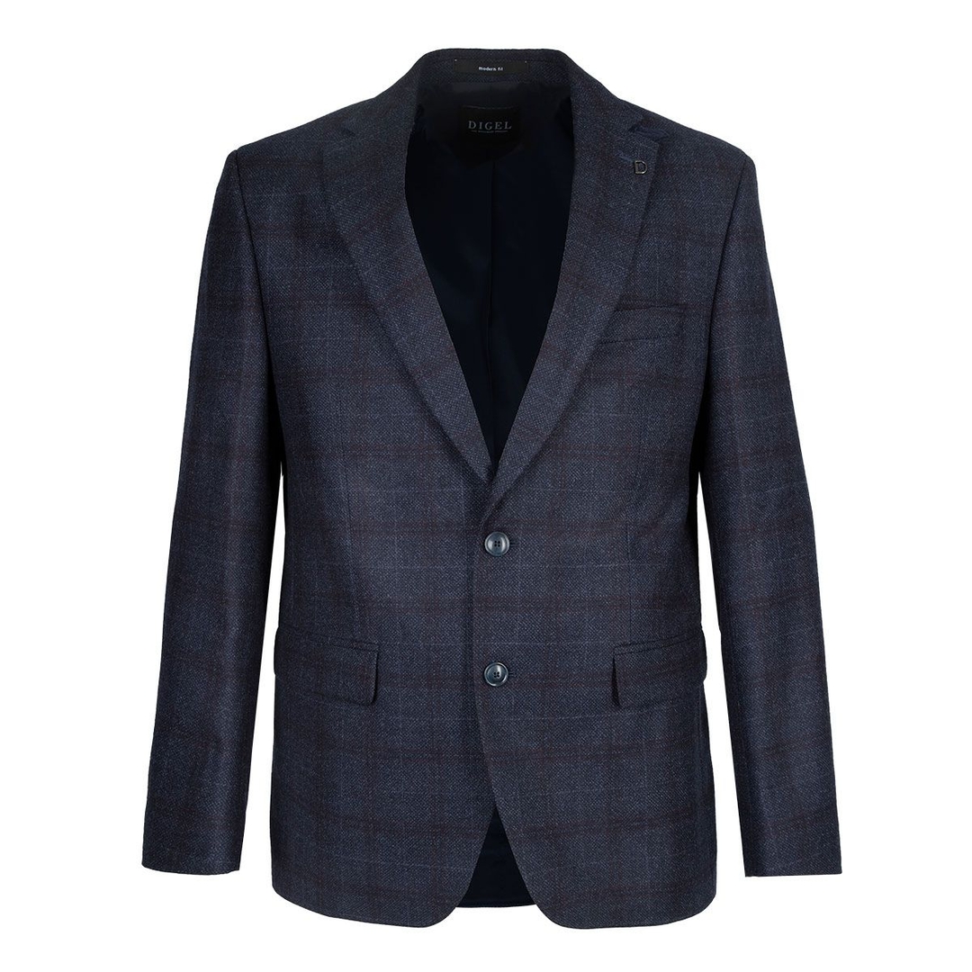 Мужской пиджак в клетку Digel Ezzo | Фото 1