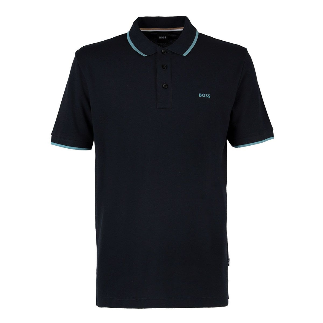 Мужской поло из хлопка BOSS Black | Фото 1