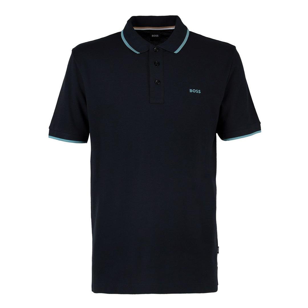 Мужской поло из хлопка BOSS Black | Фото 1