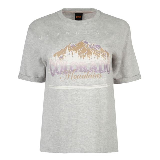 Женская футболка с принтом BOSS