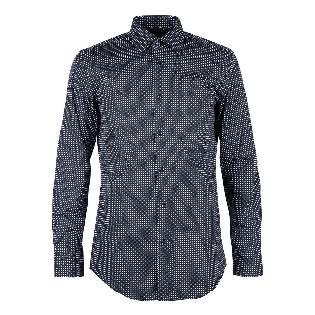 Мужская сорочка с принтом BOSS Black | Фото 1