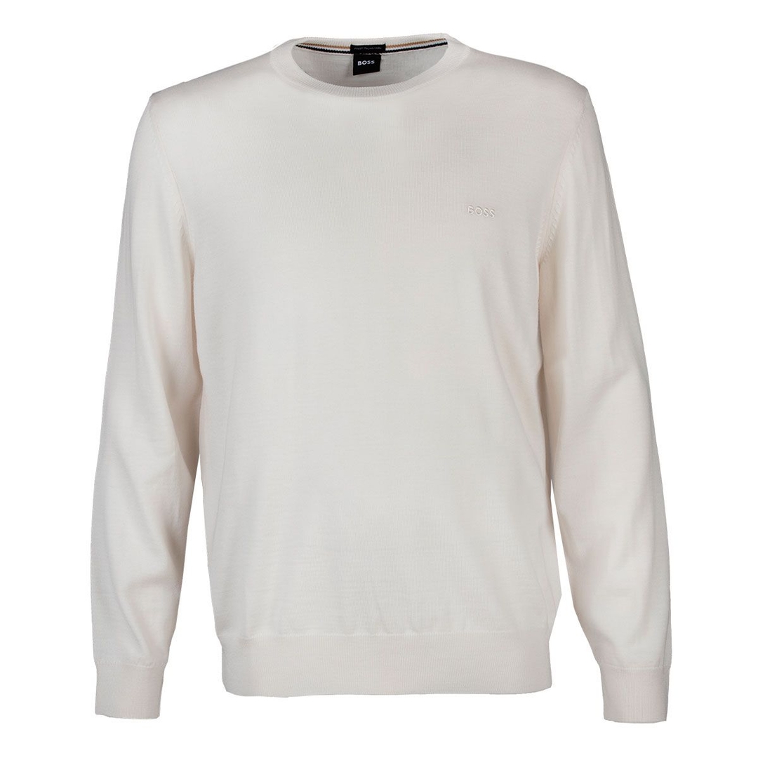 Мужской классический джемпер из шерсти BOSS Black | Фото 1