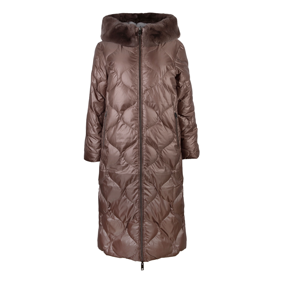 Женское двухстороннее пальто-пуховик Diego M | Фото 1