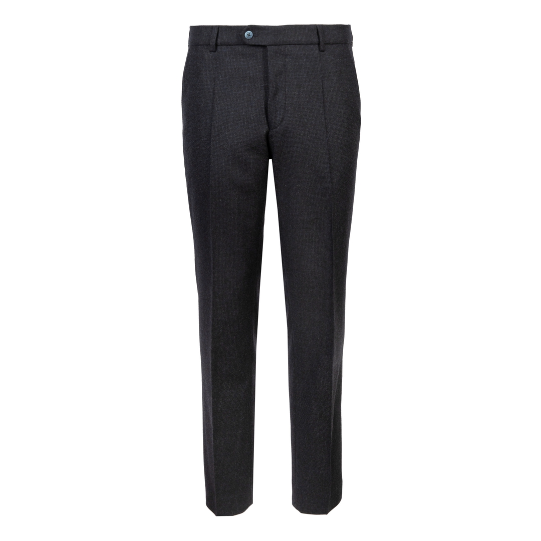 Мужские шерстяные брюки в клетку Meyer | Фото 1