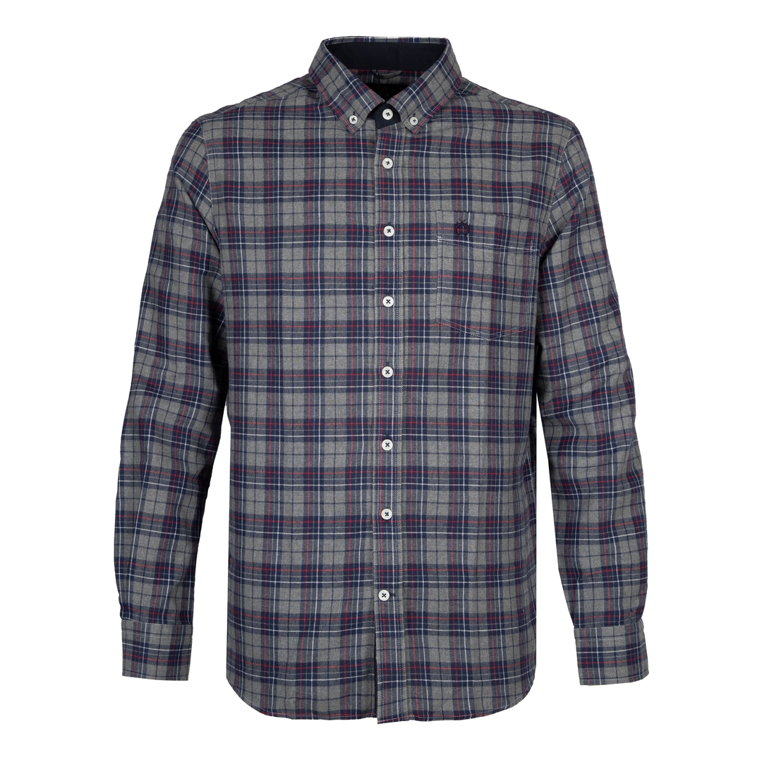 Мужская фланелевая рубашка в клетку Claudio Campione | Фото 1