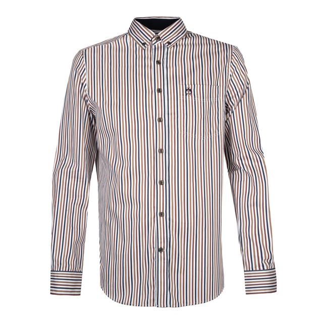 Мужская рубашка в полоску Claudio Campione