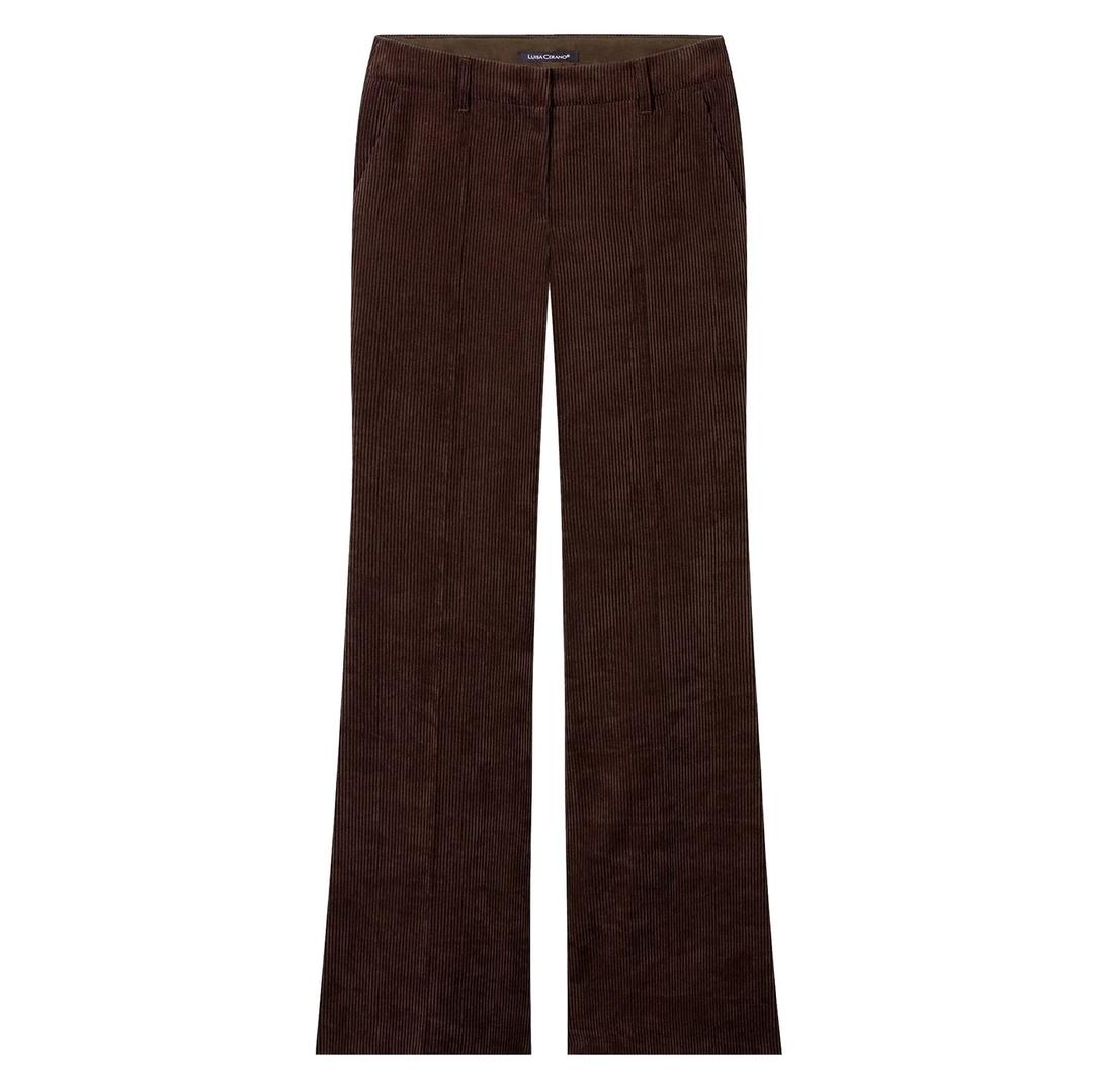 Женские расклешенные вельветовые брюки Luisa Cerano | Фото 1