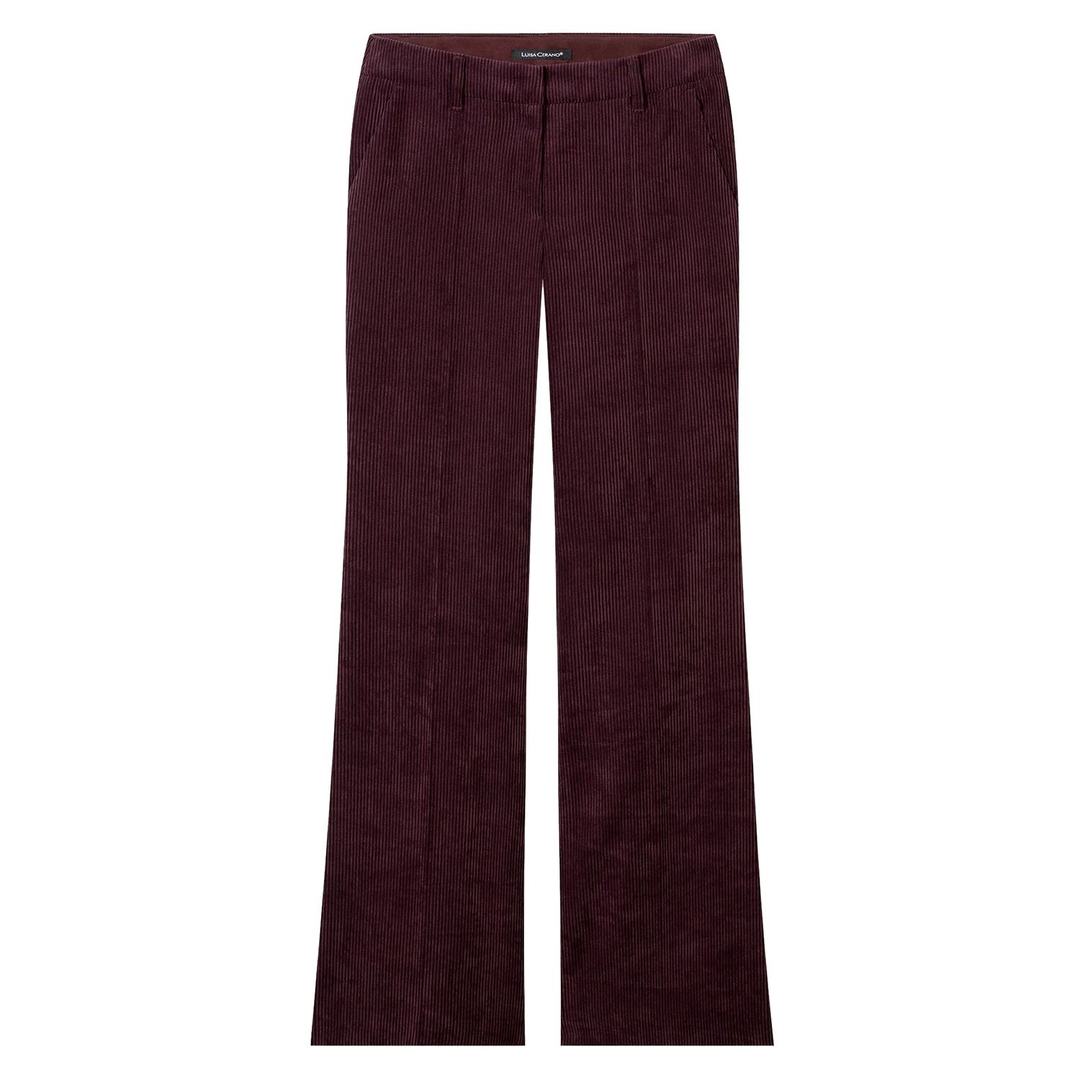 Женские расклешенные вельветовые брюки Luisa Cerano | Фото 1