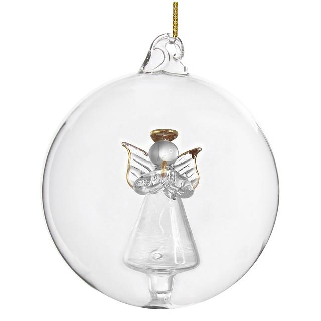 Ёлочная игрушка Шар Ангел Shi-Shi