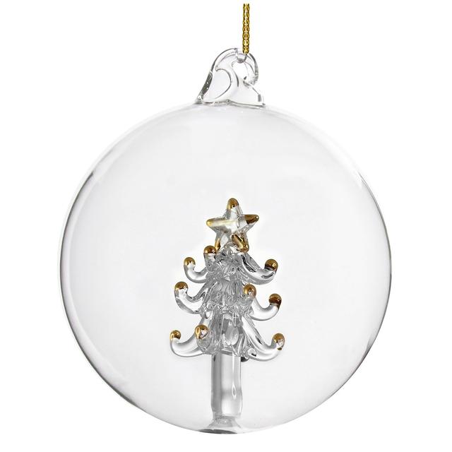 Ёлочная игрушка Шар Ёлка Shi-Shi