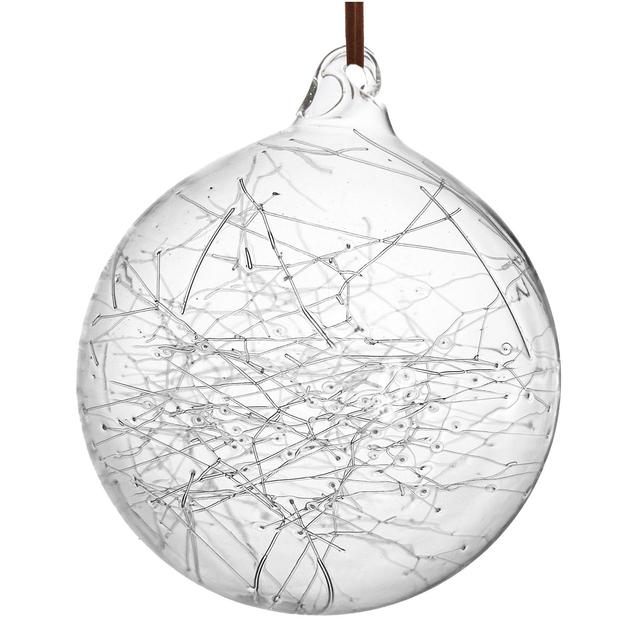 Ёлочная игрушка Шар с нитями Shi-Shi